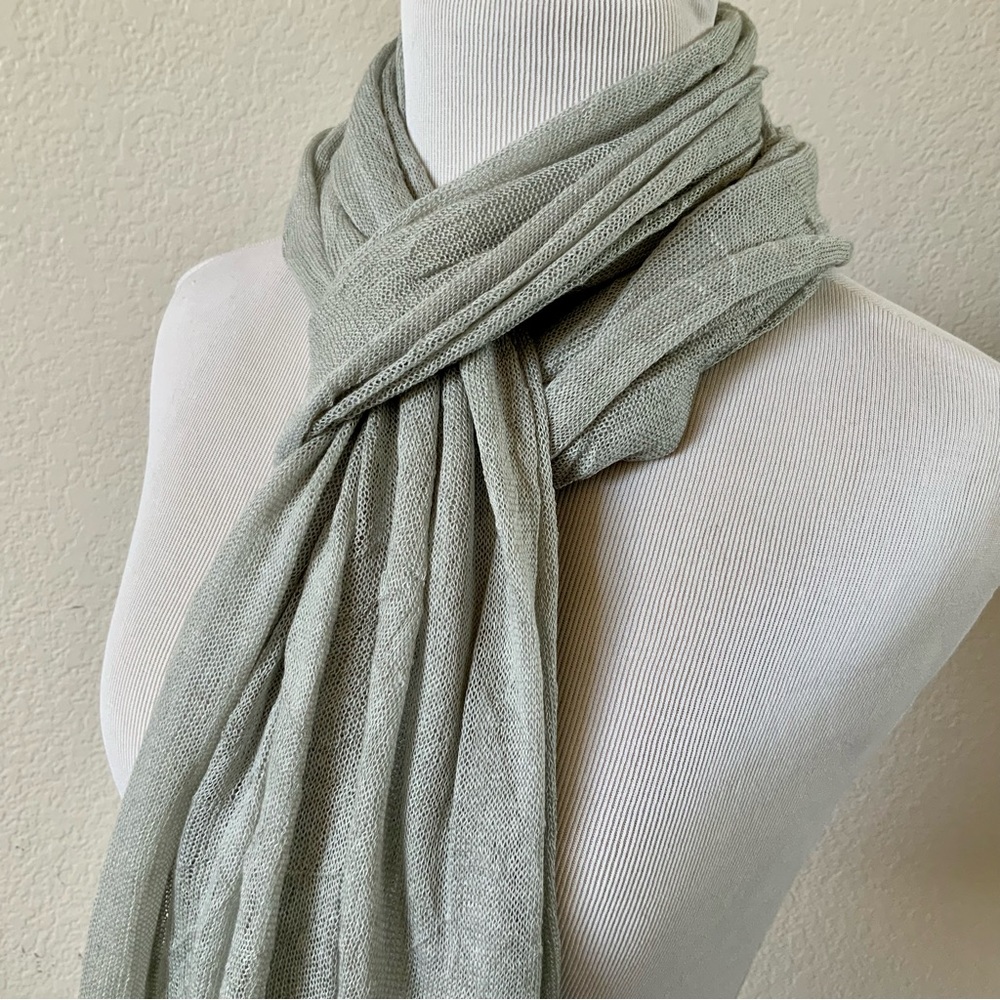 Soft Luxurious Scarf Light Sage